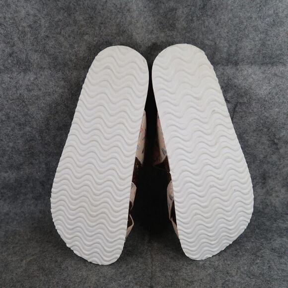 Time and Tru Shoes Womens 6 Sandals Casual Floral Toe Loop Double Buckle Straps - Picture 10 of 13